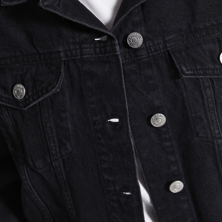 Cropped denim jacket "Own"
